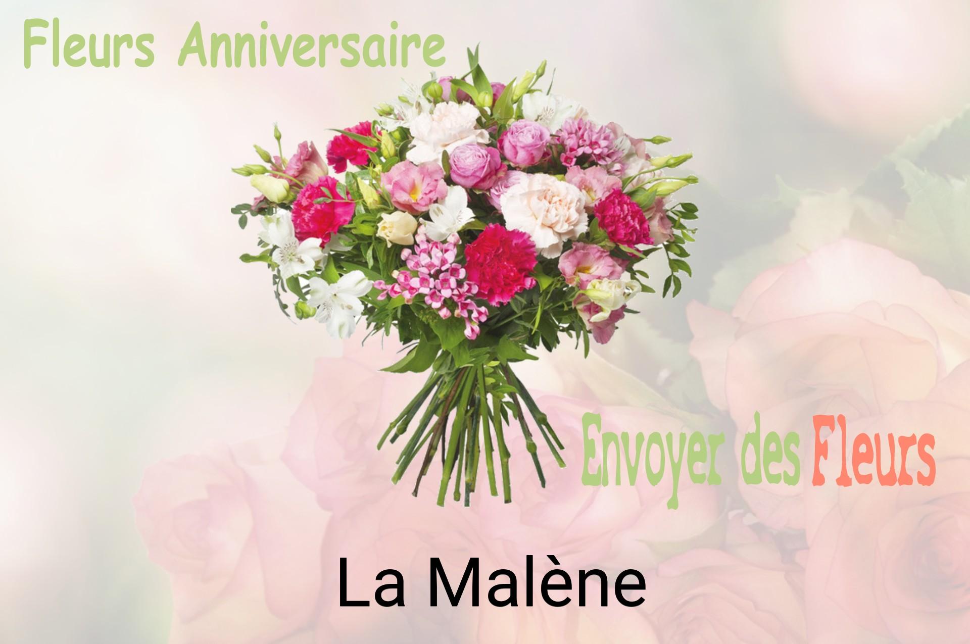 Bouquet de fleurs d’anniversaire livré à La Malène